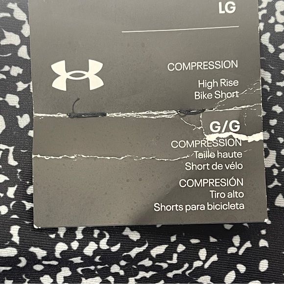 NWT Under Armour High-Rise Compression Bike Short Heatgear Women's Size Large - Picture 10 of 12